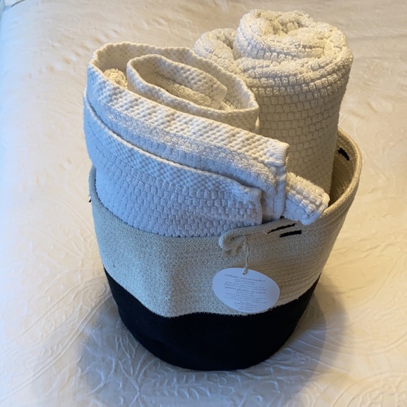 Foldable Cotton Basket - Picture 2 of 3